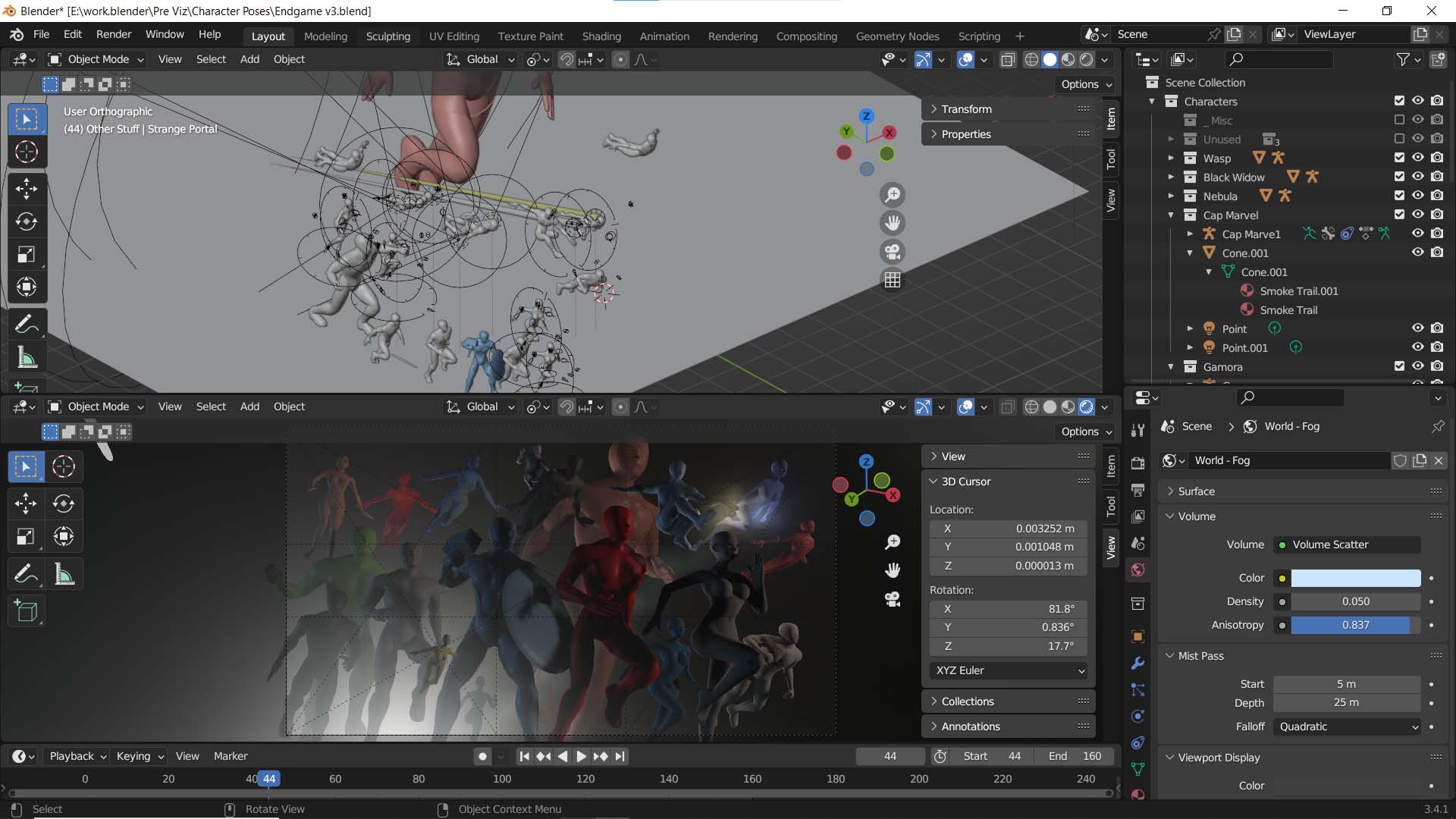Blender arrangement